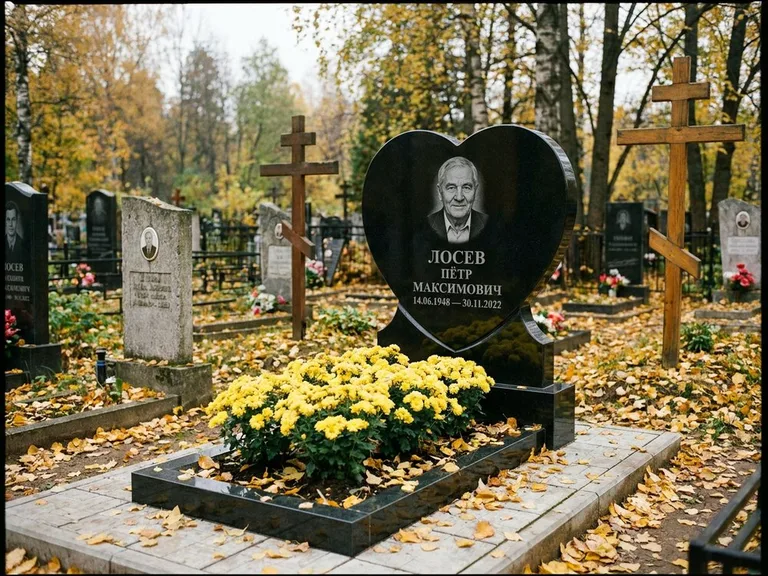 Керамический портрет пожилой женщины в Волгограде