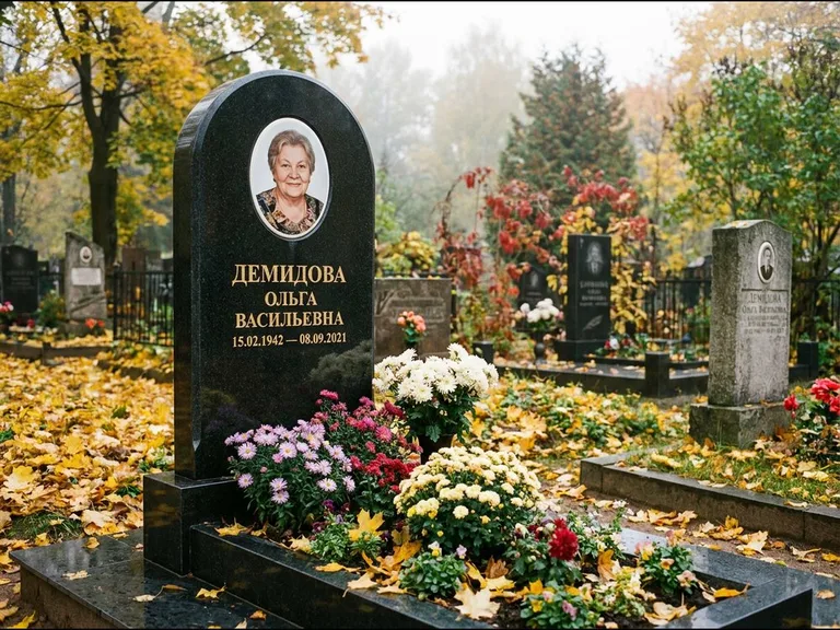 Керамический овал на стеле в Волгограде