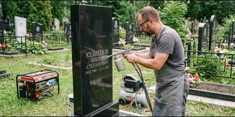 Гравировка с выездом — гравировка на памятник в Волгограде