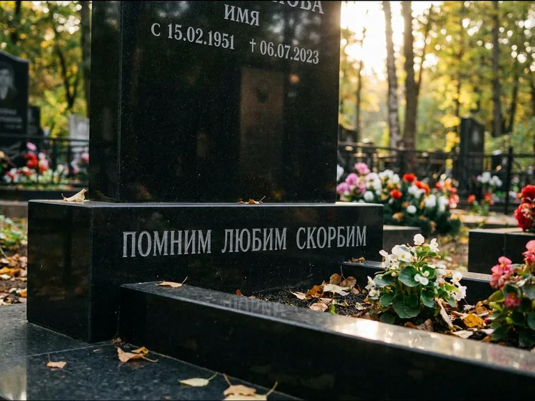 Эпитафия — гравировка с выездом на кладбище в Волгограде