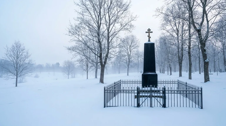 Гранитный памятник на Калитниковском кладбище в Москве, изготовление и установка