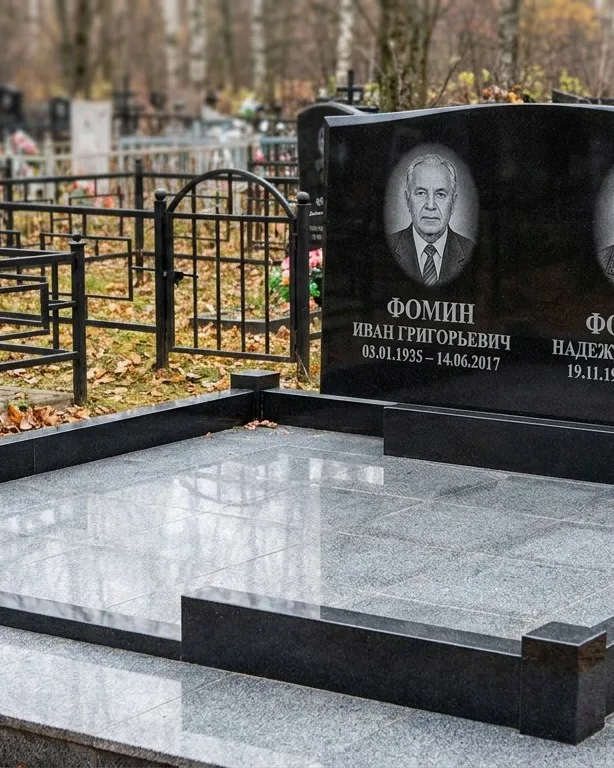 Премиум-комплекс под ключ с вазами и скамьёй в Волгограде