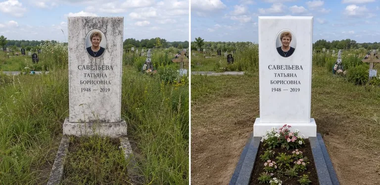 Диптих №21: кованая оградка с пиками — очищена от ржавчины, подкрашена чёрным в Волгограде