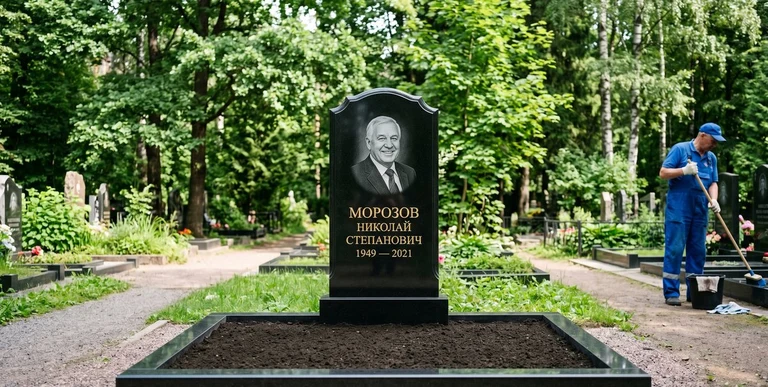 Уборка могил на кладбище в Волгограде — наведение порядка, мойка памятника, благоустройство участка