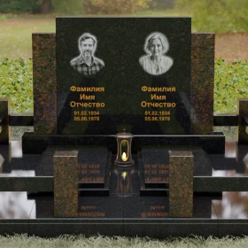 Комбинированный памятник для двоих П132 - П132
