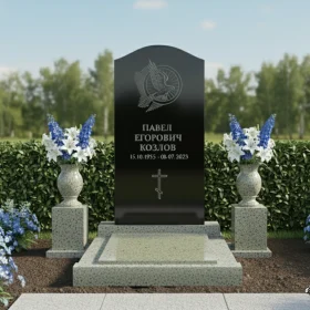 Гранитный православный памятник-комплекс - ПН058