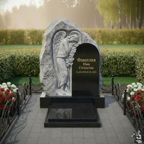 Светский элитный вертикальный памятник - ПН167