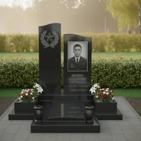 Вертикальный гранитный памятник для мемориала - ПН305