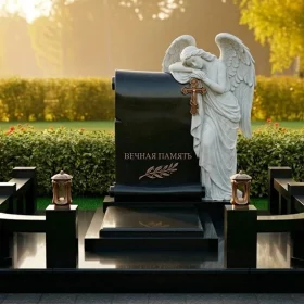 Православный памятник из гранита и мрамора - ПН393