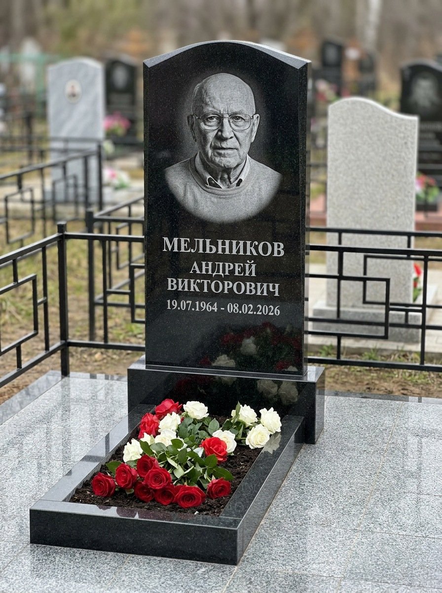 Портрет на памятнике в Волгограде — Мелкое лицо с общего фото — портрет под гравировку