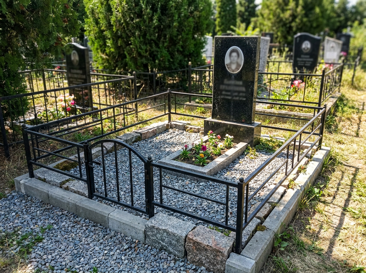 Благоустройство могилы в Волгограде — пример 4