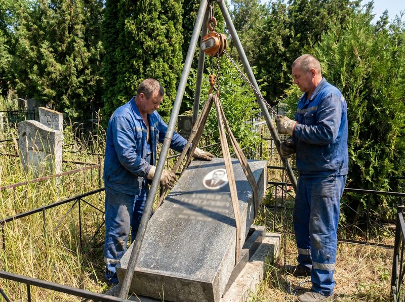 Демонтаж памятника в Волгограде — пример 3