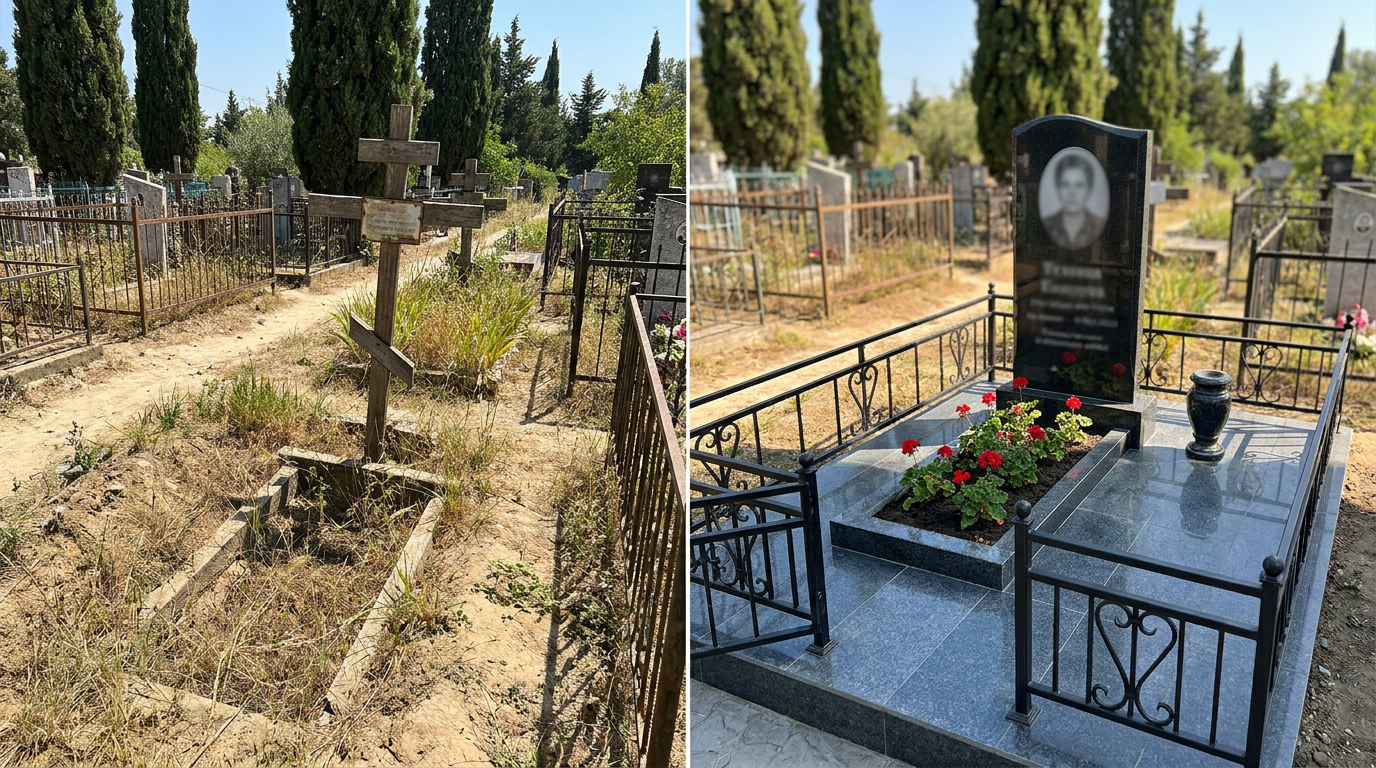 Памятник под ключ в Волгограде — пример 1