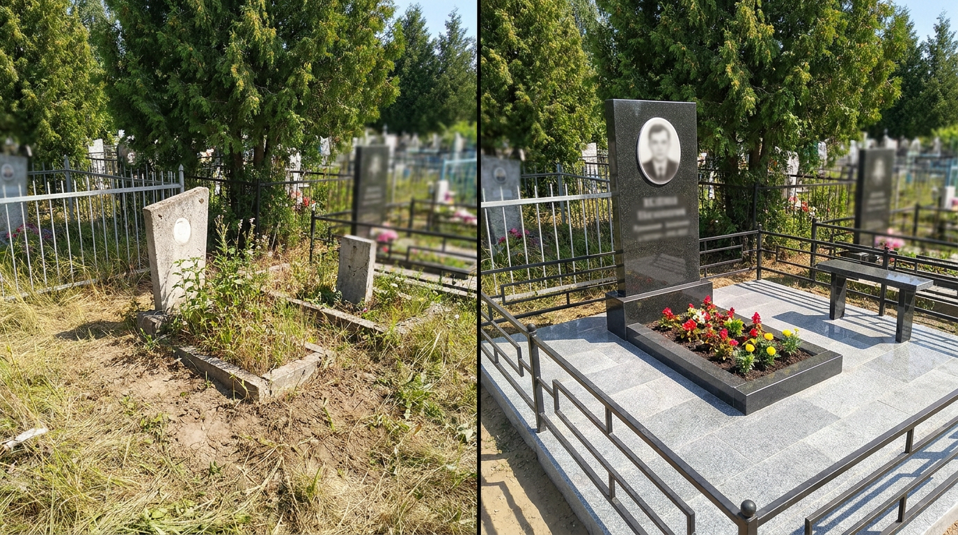 Памятник под ключ в Волгограде — пример 2