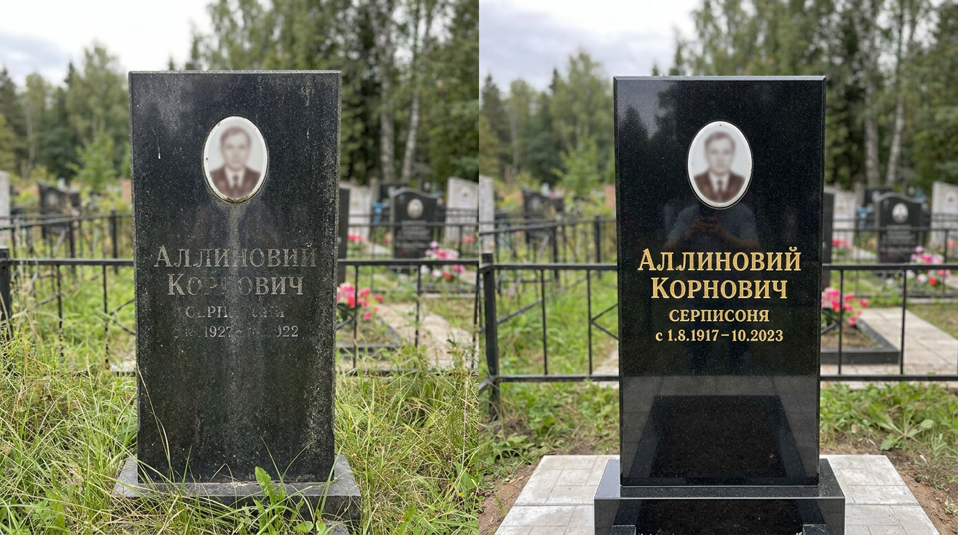 Реставрация памятника в Волгограде — пример 2