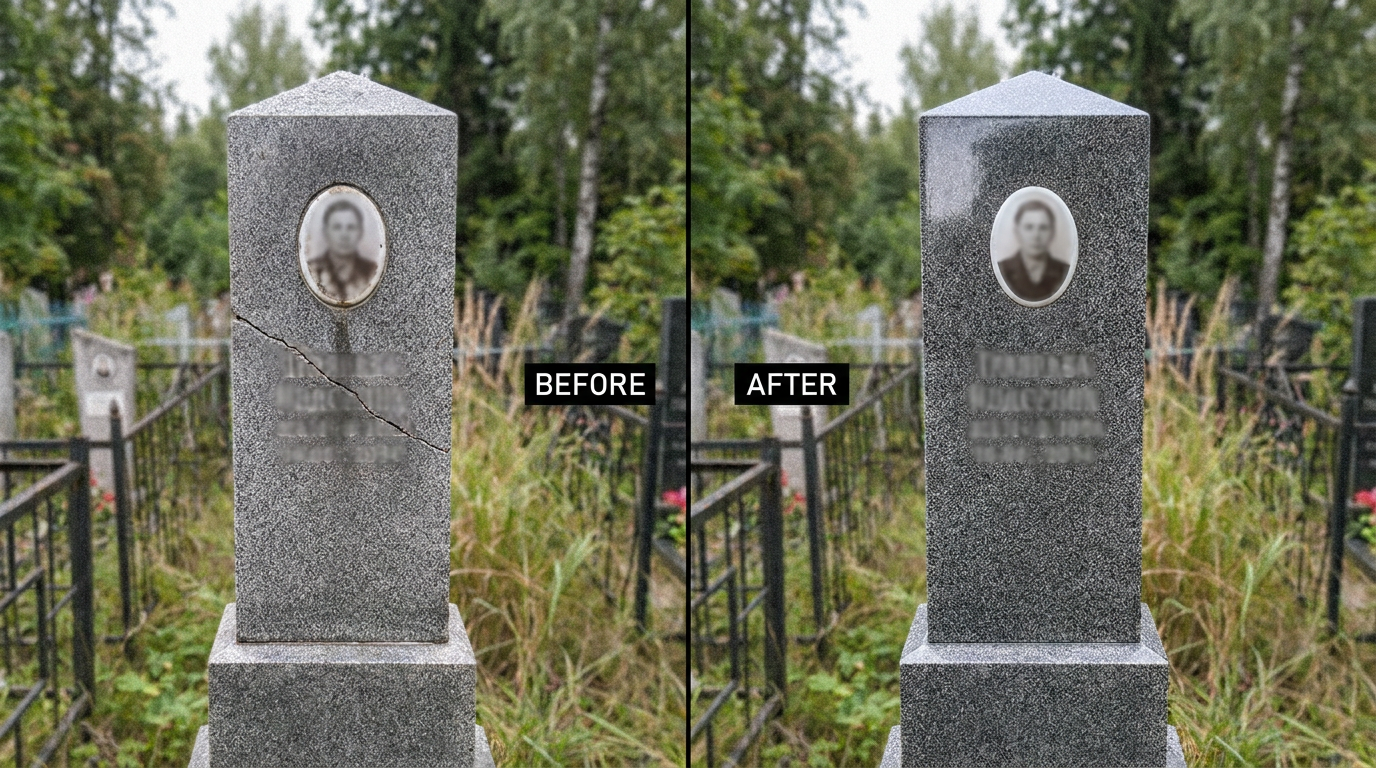 Реставрация памятника в Волгограде — пример 4